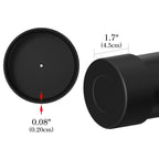 Linkidea 2 Pack Water Bottle Boot Compatible with Owala FreeSip/Twist/Potter 24oz Bottles, Silicone Anti-Slip Bottle Bottom Bumper Protector (Black)