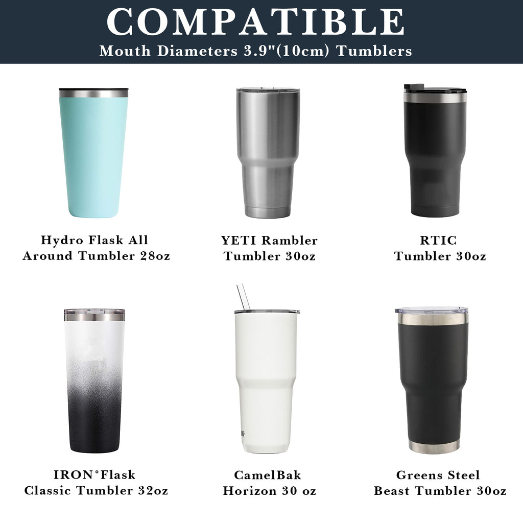 Linkidea Ceramics Tea Infuser for Loose Leaf Tea, Compatible with BEAST Tumbler 30oz, YETI Tumbler 30oz, Hydro Flask, RTIC Mug Attachment, Cup Tea Strainer (Dishwasher Safe)