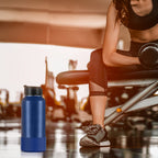 Linkidea Water Bottle Boot Compatible with IRON °FLASK Wide Mouth 32oz/40oz, Narrow Mouth 32oz, Silicone Bottle Bottom Sleeve Cover Protector, Bottle Bumper (Cobalt / 2 Pack)