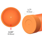 Linkidea 2 Pack Water Bottle Boot Compatible with Owala FreeSip/Twist/Potter 24oz Bottles, Silicone Anti-Slip Bottle Bottom Bumper Protector (Orange)