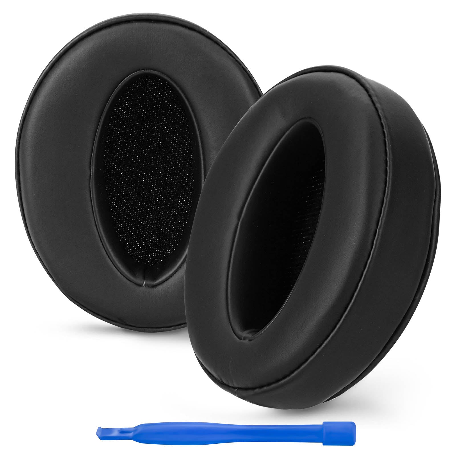 Linkidea Ear Pads for Sennheiser HD 4.50BT/ 4.50BTNC/ 4.40BT/ 4.30G/ 4.20S/ 458BT/ 450 Headphones Ear Cushions, Headset Earpads ( Protein Leather / Black)