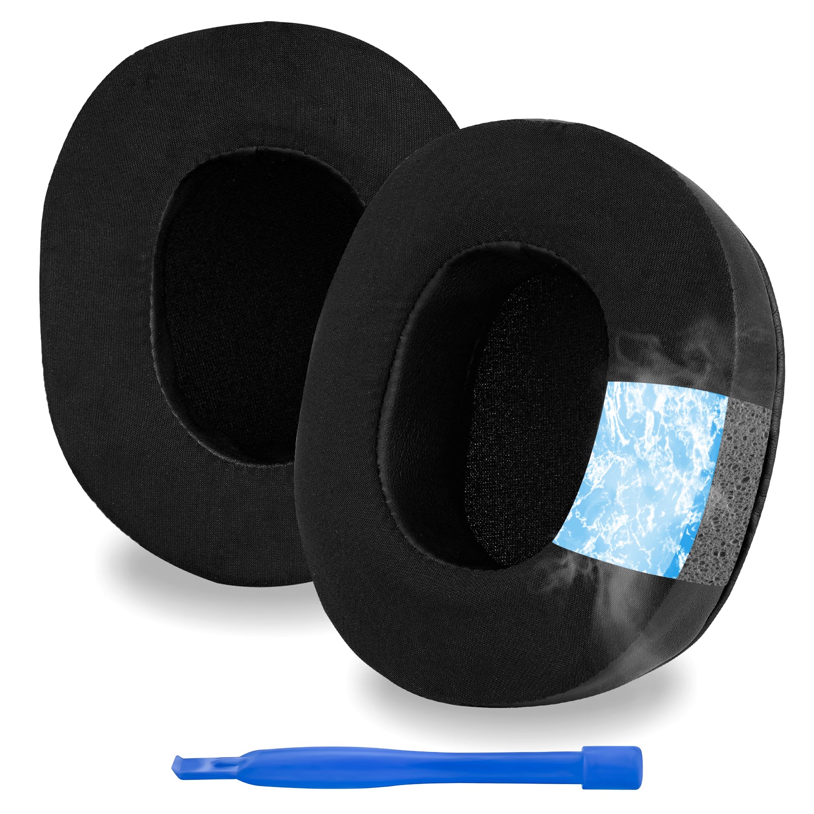 Linkidea Replacement Ear Pads Compatible with Audio-Technica ATH M50X/M40X, HyperX Cloud/Alpha, SteelSeries Arctis, Sony7506, Turtle Beach Stealth 600 Ear Headphones ( Cooling-Gel)