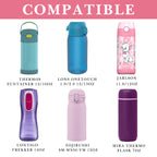 Linkidea Plush Water Bottle Carrier with Strap Compatible with Thermos FUNTAINER Steel/Tritan 12oz/16oz, Warm Pig Waterbottle Sling Bag Holder with Shoulder Strap