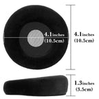 Linkidea Replacement Ear Pads for AKG K701, K702, Q701, Q702, K601, K612, K712, K400, K500 Headphones Ear Cushions, Headset Earpads (Velour / Black)