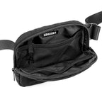 Extra Long Strap Fanny Pack, 60 Inch Max Adjustable Plus Size Crossbody Bag, Extended Length Waist Bag, Everywhere Belt Bag 1L, Black