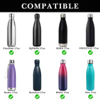 Linkidea 2 Pack Water Bottle Boot Compatible with 17oz ORIGINAL, BJPKPK, MIRA Cascade Cola Shaped Bottles, Silicone Bottle Bottom Sleeve Bumper Protector (White)