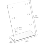 Extra Large Sunglasses Holder Stand, Clear Acrylic Eyewear Desk Display Organizer Compatible with Gucci GG0876S/GG0875S Balenciaga BB0201S/BB0166S