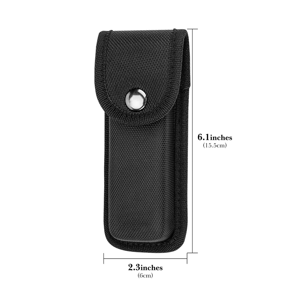 Linkidea 2 Pack Straight Razor Case, Compatible with Utopia Care, The Beard Club, GTEX, Travel Razor Cover, Protective Holder for Straight Edge Shaving Razors (Black/Only Case)