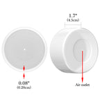 Linkidea 2 Pack Water Bottle Boot Compatible with Owala FreeSip 40oz, Silicone Anti-Slip Bottle Bottom Bumper Protector (Clear White)