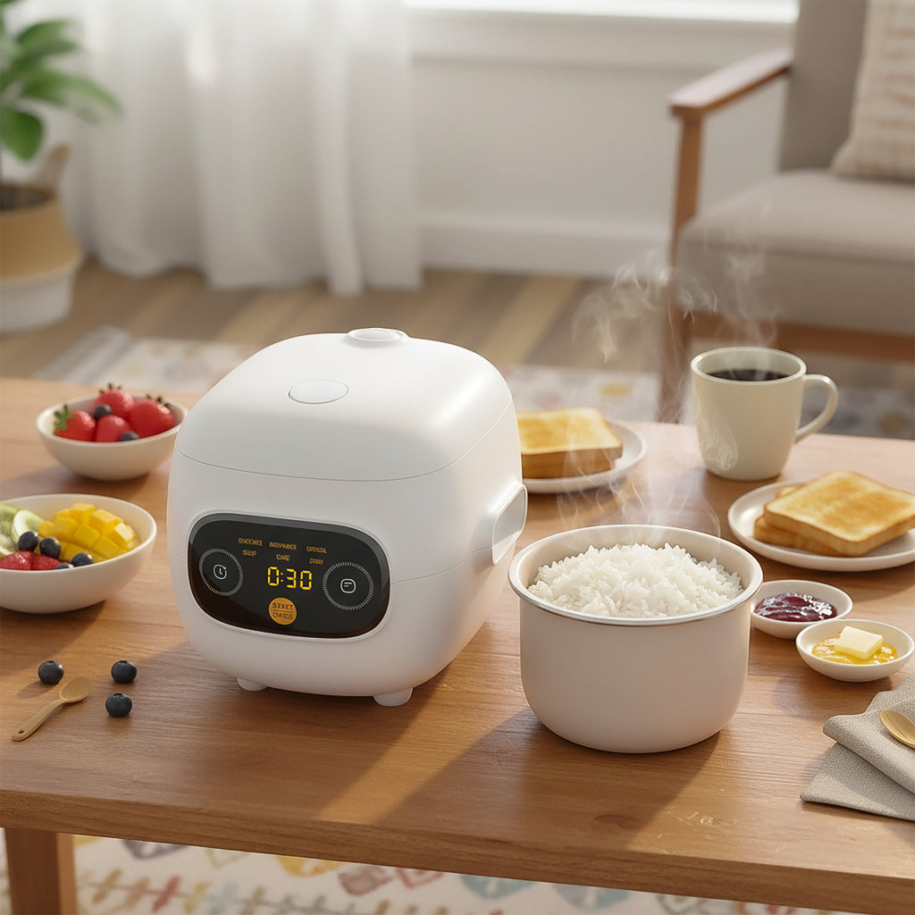 Linkidea Rice Cooker Ceramic Glaze Inner Pot Compatible with COMFEE' Mini Rice Cooker 4 Cups Cooked, Dishwasher Safe, Replacement Bowl