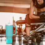 Linkidea 2 Pack Water Bottle Boot Compatible with Stanley Quencher H2.0 20oz/30oz/40oz, IceFlow Flip 20oz/30oz, Silicone Water Bottle Bottom Sleeve Cover Bumper Protector (Mint)