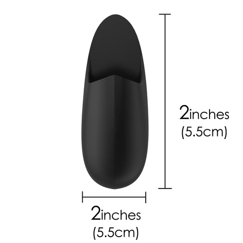 Linkidea 2 Pack Electric Toothbrush Holder Wall Mounted for Shower, Silicone Brush Storage Organizer, Adhesive Hanger Compatible with Oral-B Pro 3000, iO Series (Black)