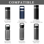 Linkidea 2 Pack Water Bottle Boot Compatible with YETI Rambler Jr. Kids 12oz, Rambler Bottle 12oz/18oz, Yonder 20oz, Silicone Anti-Slip Bottle Bottom Bumper Protector (Gray)