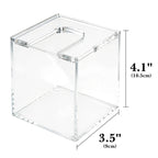 Linkidea Acrylic Shaver Rinse Stand, Electric Shaver Cleaning Holder Compatible with Skull Shaver Pitbull PRO GX5 Head & Face Shaver (Clear)