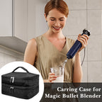 Linkidea Hand Blender Storage Bag, 2 Layer Immersion Blender Handheld Organizer, Portable Protective Cover with Hand Strap, Compatible with Basics 500, MQ505, KHBV53 Model Hand Blender
