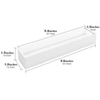 Linkidea Toothbrush Holder with Diatomite Drying Stone, Acrylic Bathroom Drawer Brush Organizer with Draining Holes, Compatible with Colgate ExtraClean, Oral-B CrossAction (White)