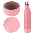Linkidea 2 Pack Water Bottle Boot Compatible with 25oz ORIGINAL, BJPKPK, Konokyo 25oz Cola Shaped Bottles, Silicone Bottle Boot Bottom Sleeve Protector, Bottle Bumper (Light Pink)