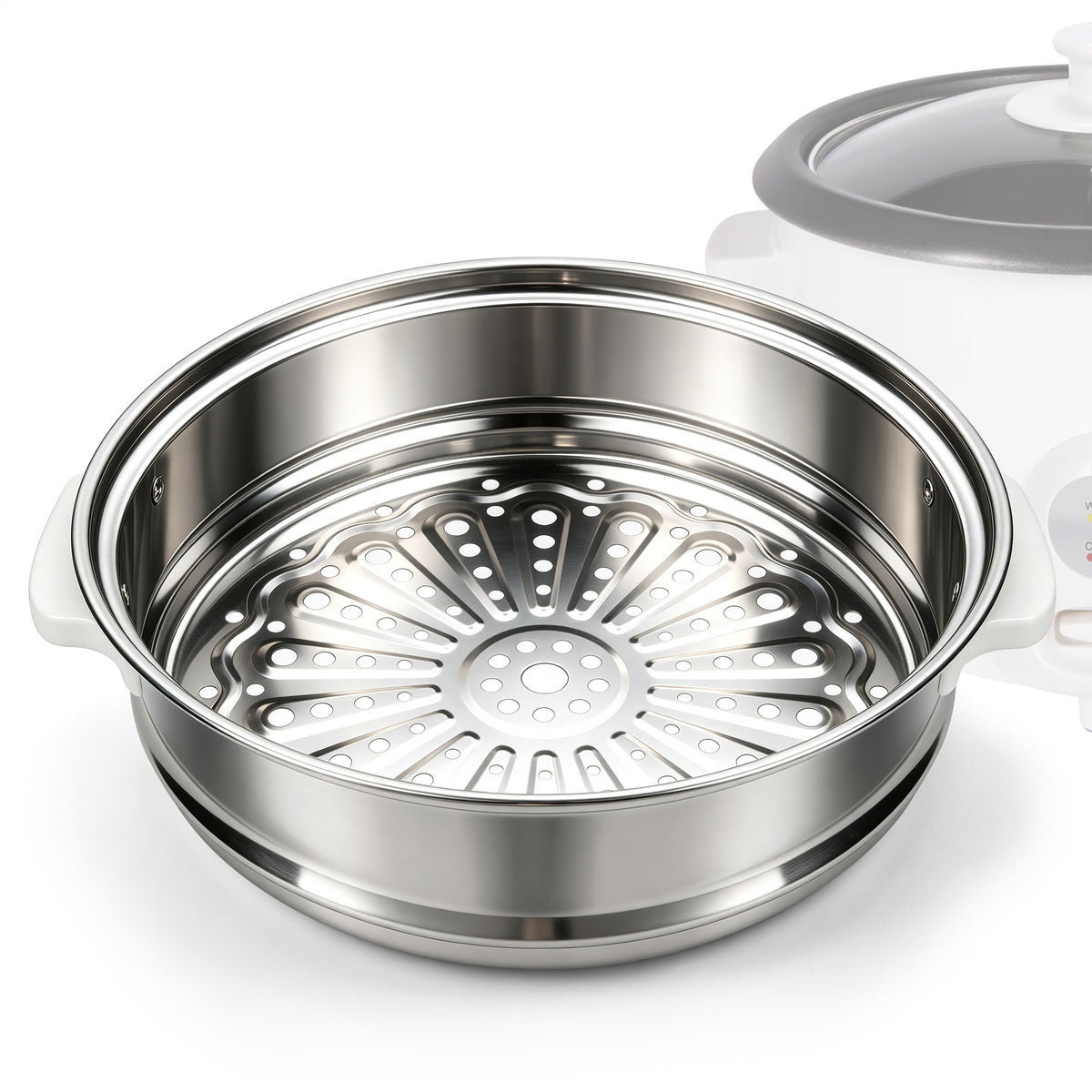 Linkidea Stainless Steel Steamer Basket Insert Compatible with CUCKOO CR-0601C 6-Cup Rice Cooker, Steaming Rack Tray for Vegetables, Dumplings, Fish & More