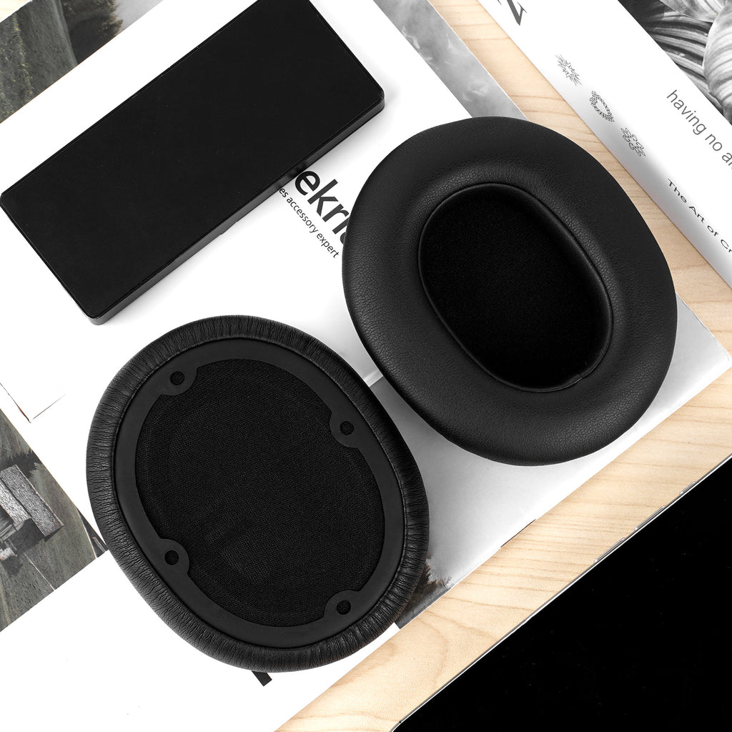 Linkidea Replacement Ear Pads for Meze 99 Classics, Meze 99 Neo Headphones, Ear Cushions (Protein Leather/Black)