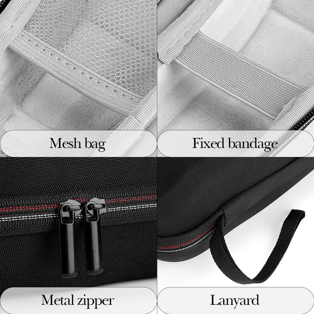 Linkidea Electric Shaver Travel Case, Hard Shell Protective Storage Box Compatible with Philips Norelco 7000 Series, Razor Carrying Case for Men (Black)