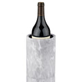 Linkidea Natural Marble Wine Cooler, Elegant Wine Insulation Bucket for Bottles, Gift for Wine Enthusiasts, Ideal for Gatherings and Events (White)
