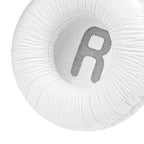 Linkidea Replacement Ear Pads for JBL JR300/ 300BT, T 450BT/ 500BT, Tune 500, Tune 500BT, Tune 510BT, Tune 520BT Headphones Ear Cushions, Headset Earpads (Leatherette / White)
