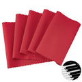 Linkidea Piano Keyboard Anti Dust Key Cover, Fabric Key Cover Cloth Soft Dustproof for 88 Keys Acoustic & Digital Piano and Electronic Keyboard (Red)