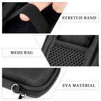 Linkidea Hard Travel Shaver Case, Protect Mini Electric Shaver Storage Bag, Electric Razor Case Compatible with Braun M60, M90 (Black)