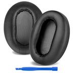 Replacement Ear Pads for SONY MDR-1AM2, MDR-1AM2/B Headphones Ear Cushions, Headset Earpads (Protein Leather / Black)