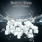 Linkidea 50 Pcs Silicone Pipe Bits, Soft Pipe Mouthpiece Covers & Stem Protectors for Small to Medium Tobacco Pipes, Bite Guards (White/Small)