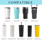 Linkidea Tumbler Carrier with Strap Compatible with YETI Rambler Tumbler 20oz, IRON °FLASK Classic Tumbler 2.0 20/24oz, Coffee Mug Sling Bag Holder, Shoulder Strap with Pocket, Cartoon Bear