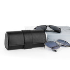 Extra Large Hard Shell Sunglasses Case, Oversized Sun Glasses Storage Organizer Compatible with QUAY FULL GLAM SET LIST HIGH KEY Gucci GG0713S GG0418S (XXL / Glossy Black)