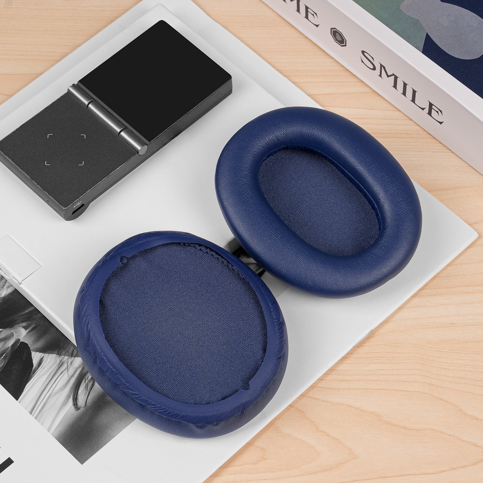 Linkidea Replacement Ear Pads for Sony WH-CH700N, WH-CH710N, WH-CH720N Headphones Ear Cushions (Blue)