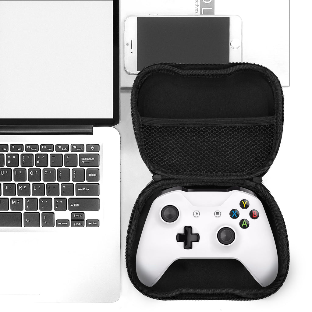 Linkidea Hard Controller Case Compatible with Steam Controller, Xbox Series X/S, Xbox One, Sony PS5/4, Nintendo Switch Pro Controller, Gaming Accessories Storage Carrying Bag (Black)