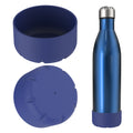 Linkidea 2 Pack Water Bottle Boot Compatible with 25oz ORIGINAL, BJPKPK, Konokyo 25oz Cola Shaped Bottles, Silicone Bottle Boot Bottom Sleeve Protector, Bottle Bumper (Navy Blue)