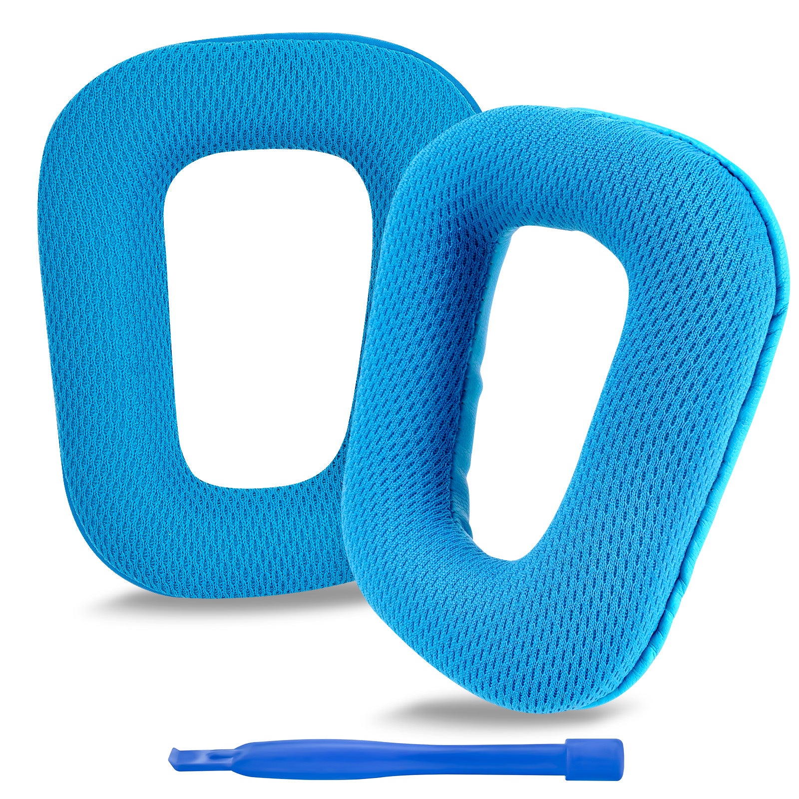 Replacement Ear Pads for Logitech G430, G930, G35, F450, G432, G332 Headphones, Ear Covers (Mesh Fabric/Blue)