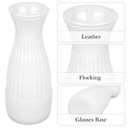 Unbreakable Car Vase for Cup Holder - Durable Plastic Design, Compatible with Most Vehicle Cup Holders, Ideal Decorative Accessory for Cars, Trucks, and SUVs (White)