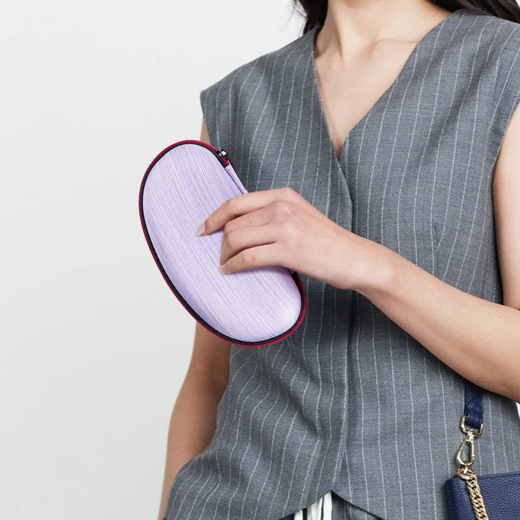 Extra Large Hard Shell Sunglasses Case, Oversized Sun Glasses Storage Bag Pouch Organizer Compatible with Rayban RB3025 RB3717 Gucci GG0595S TOM FORD FT0783 FT1013 (XXL, Purple)