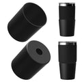 Linkidea Water Bottle Boot Compatible with YETI Rambler Tumbler 20oz/30oz, Travel Mug 20oz/30oz, Silicone Anti-Slip Waterbottle Bottom Sleeve Cover Protector (Black / 2 Pack)