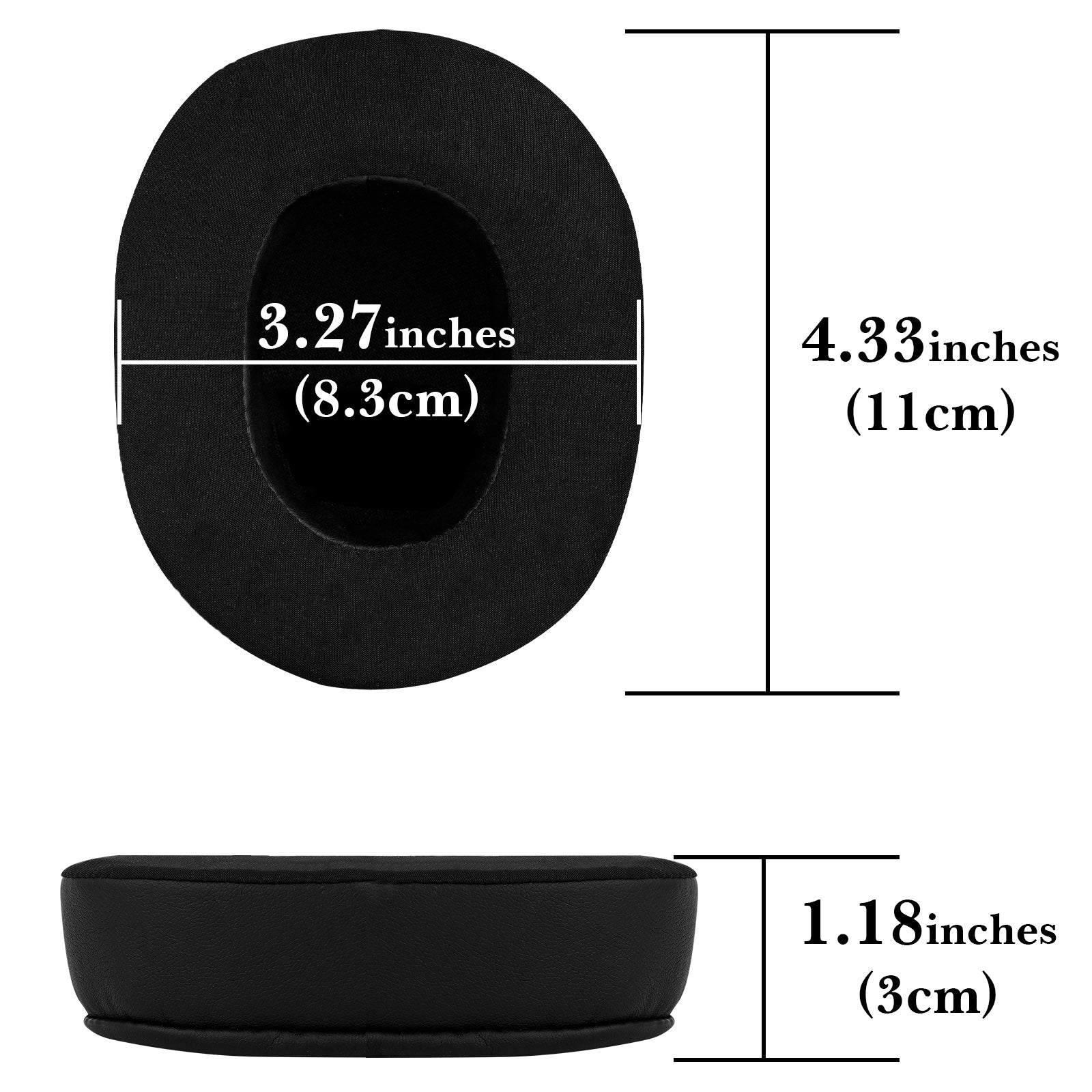 Linkidea Replacement Ear Pads for Sony WH-CH720N, WH-CH700N, WH-CH710N Headphones Ear Cushions, Headset Earpads ( Cooling-Gel / Black )