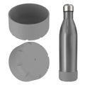 Linkidea 2 Pack Water Bottle Boot Compatible with 25oz ORIGINAL, BJPKPK, Konokyo 25oz Cola Shaped Bottles, Silicone Bottle Boot Bottom Sleeve Cover Protector, Bottle Bumper (Gray)