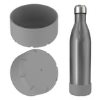 Linkidea 2 Pack Water Bottle Boot Compatible with 25oz S'well ORIGINAL, BJPKPK, Konokyo 25oz Cola Shaped Bottles, Silicone Bottle Boot Bottom Sleeve Cover Protector, Bottle Bumper (Gray)