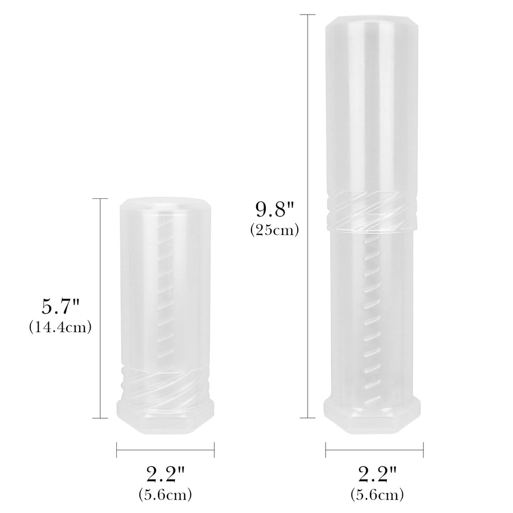 Linkidea 2 Pack Travel Case with Waterproof Holder for Shaving Brushes, Portable Grooming Organizer for Men, Compatible with Large Brush (White)