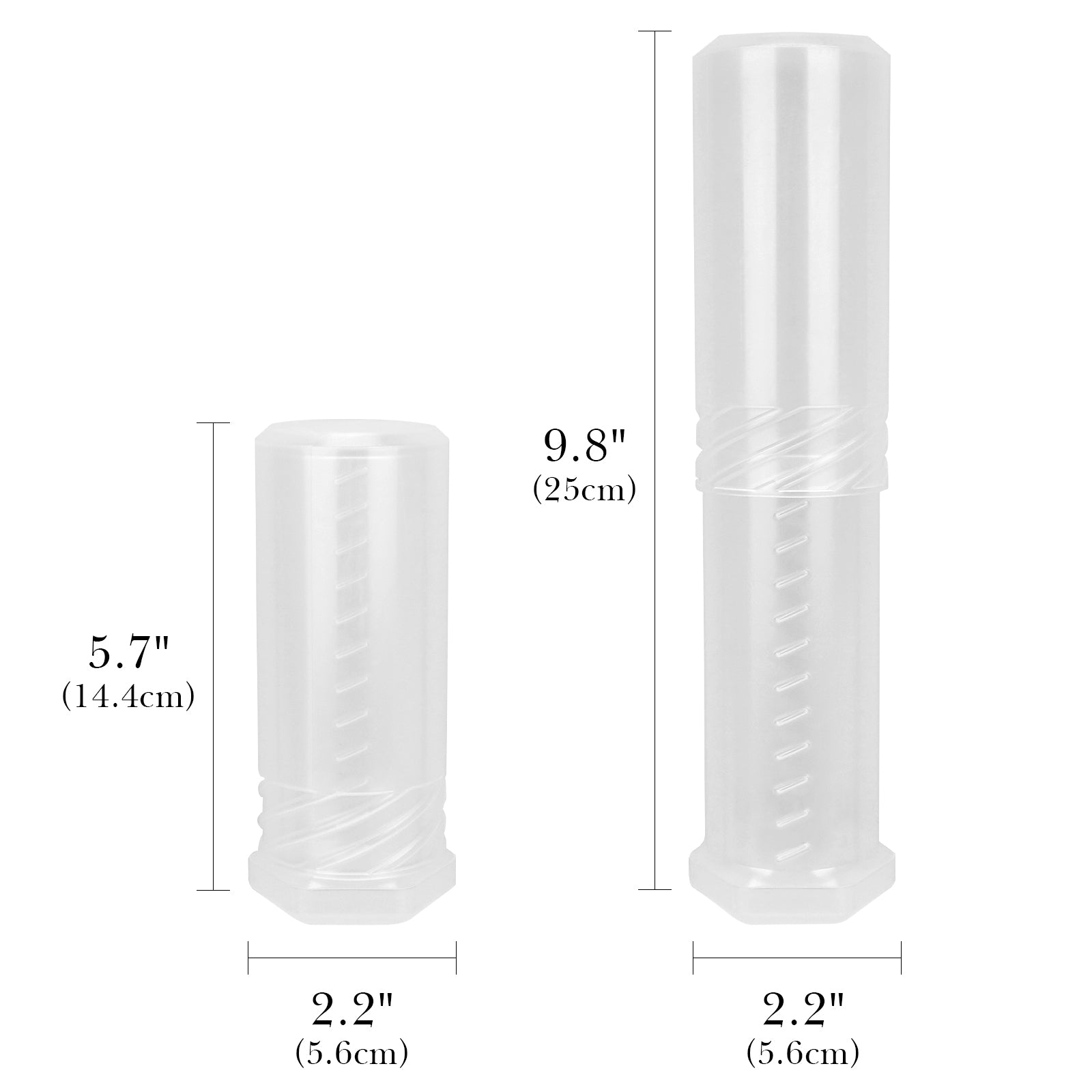 Linkidea 2 Pack Travel Case with Waterproof Holder for Shaving Brushes, Portable Grooming Organizer for Men, Compatible with Large Brush (White)