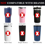 Linkidea 20oz Tumbler Lid Compatible with YETI Rambler, SUNWILL, WETOWETO, 4 Pack Replacement Spill Proof Lids for 3.2" Cup Mouth