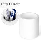 Linkidea Electric Toothbrush Holder, Diatomite Tooth Brush Stand, Countertop Electronic Toothbrush Holder Organizer Compatible with Oral-B iO Series, Philips Sonicare ProtectiveClean (White)