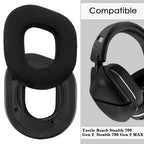 Linkidea Replacement Ear Pads for Turtle Beach Stealth 700 Gen2/Gen2 MAX Headphones, Ear Cushions ( Hybrid Velour / Black )