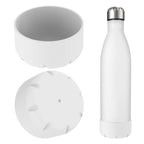 Linkidea 2 Pack Water Bottle Boot Compatible with 25oz S'well ORIGINAL, BJPKPK, Konokyo 25oz Cola Shaped Bottles, Silicone Bottle Boot Bottom Sleeve Cover Protector, Bottle Bumper (White)