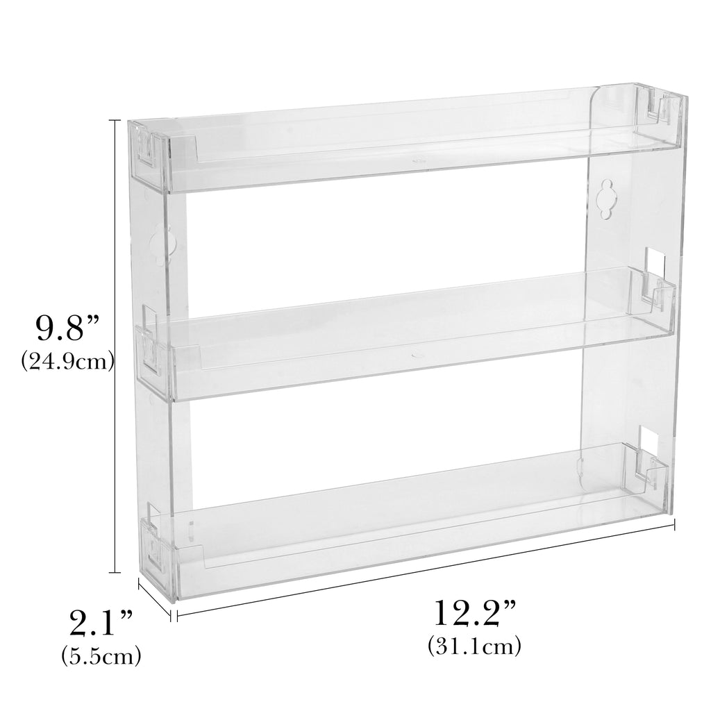 Extra Large Sunglasses Organizer Storage, Wall Mount 3-Layer Splicing Spectacle Holder, Eyewear Display Rack Compatible with Persol PO3352S/PO3328S RayBan RBS0101S/RB8097/RB8089