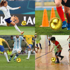 Linkidea Size 4 Gold Color Soccer Ball, Official Match Size Golden Soccer Ball, Gift Idea for Freestyle Soccer and Juggling